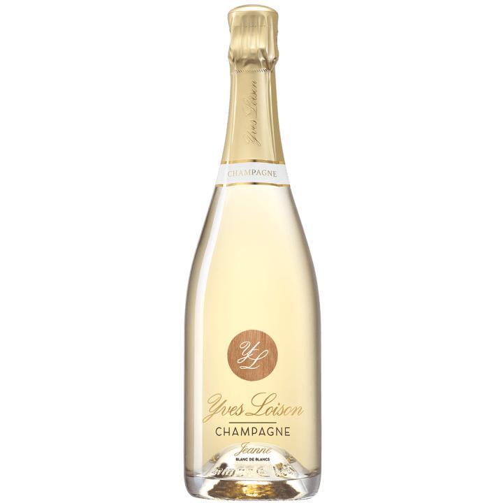 Yves Loison Champagne Jeanne Blanc de Blancs Brut wine bottle