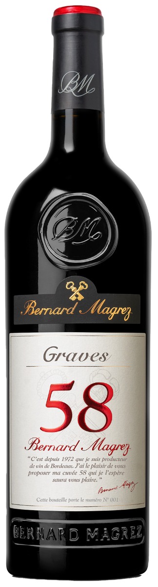 Bernard Magrez Graves 58 2022 wine bottle