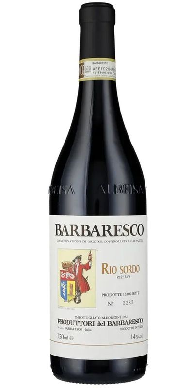 Produttori del Barbaresco, Barbaresco Rio Sordo Riserva 2019 wine bottle