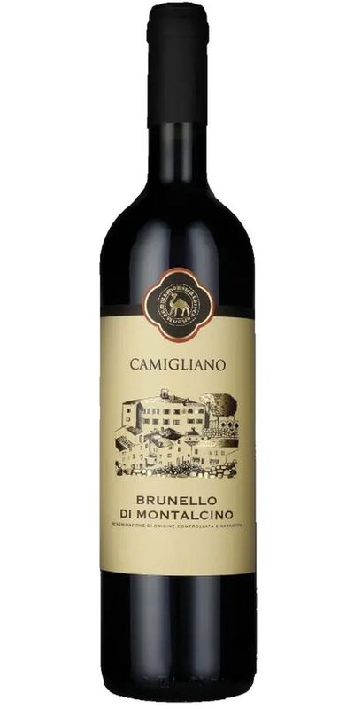 Camigliano, Brunello di Montalcino 2018 Øko wine bottle