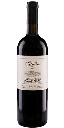 Accornero, Barbera del Monferrato Giulin 2022 37,5 cl wine bottle