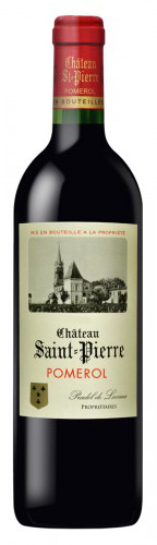 Chateau Saint-Pierre Pomerol 2020 i trækasse wine bottle