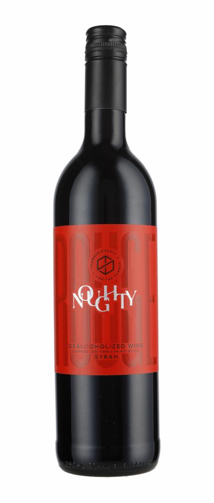Noughty Syrah Alkoholfri Thomson & Scott  wine bottle