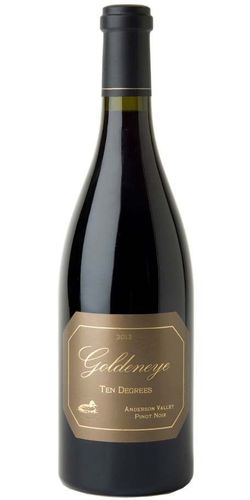 Goldeneye, Ten Degrees Pinot Noir 2021 wine bottle