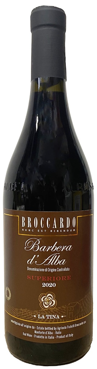 Broccardo Barbera d'Alba Superiore 2020 wine bottle