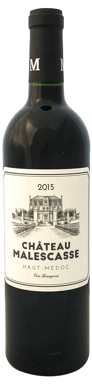 Chateau Malescasse Haut-Medoc 2015 wine bottle