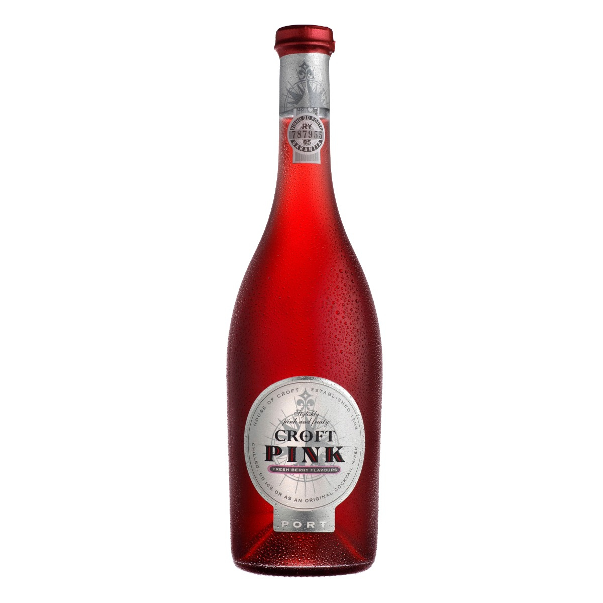 Croft Pink Port wine bottle