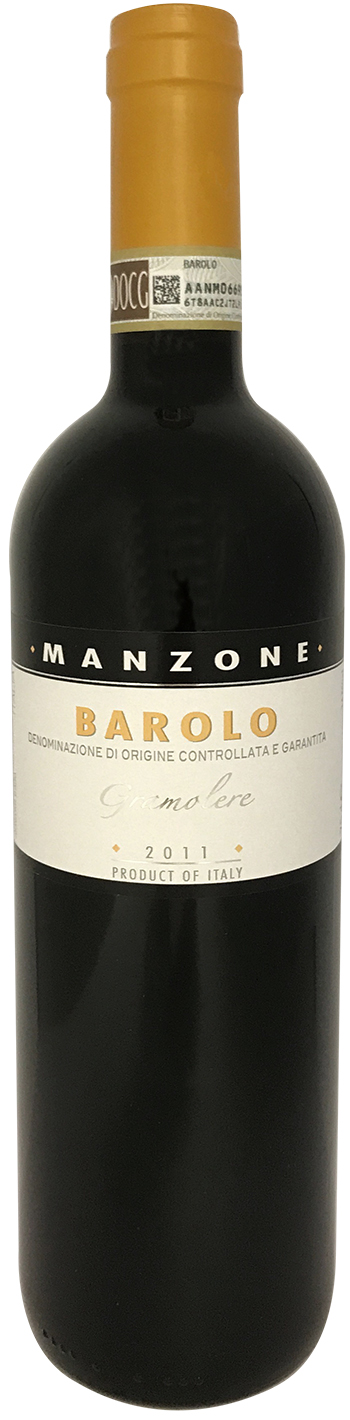 Manzone Barolo DOCG Gramolere 2011 wine bottle