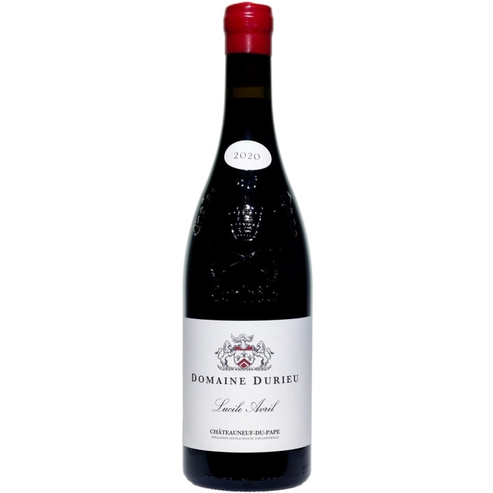 Domaine Durieu Chateauneuf du Pape Lucile Avril 2020 wine bottle