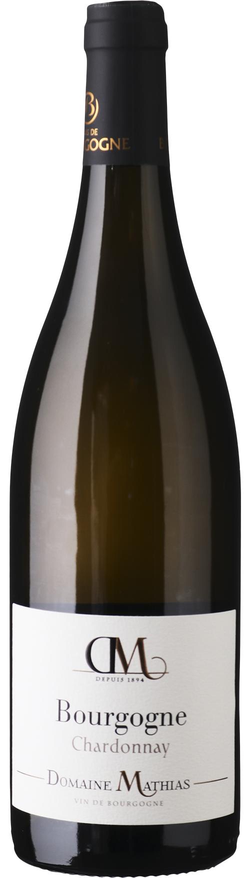 Domaine Mathias Bourgogne Chardonnay økologisk wine bottle