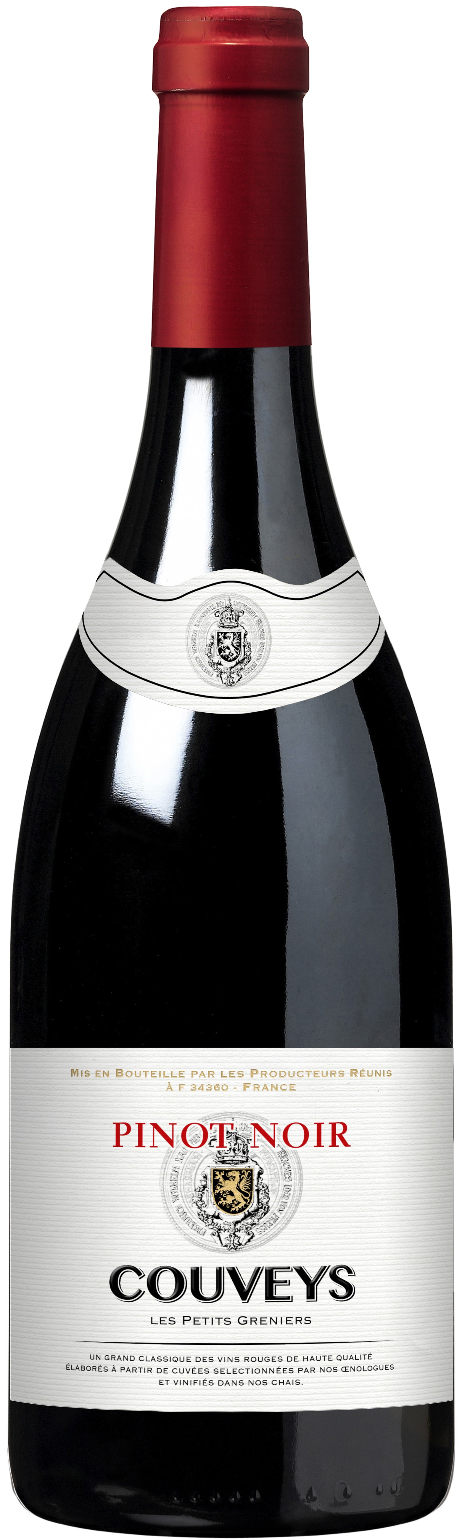 Couveys Pinot Noir 2020 wine bottle
