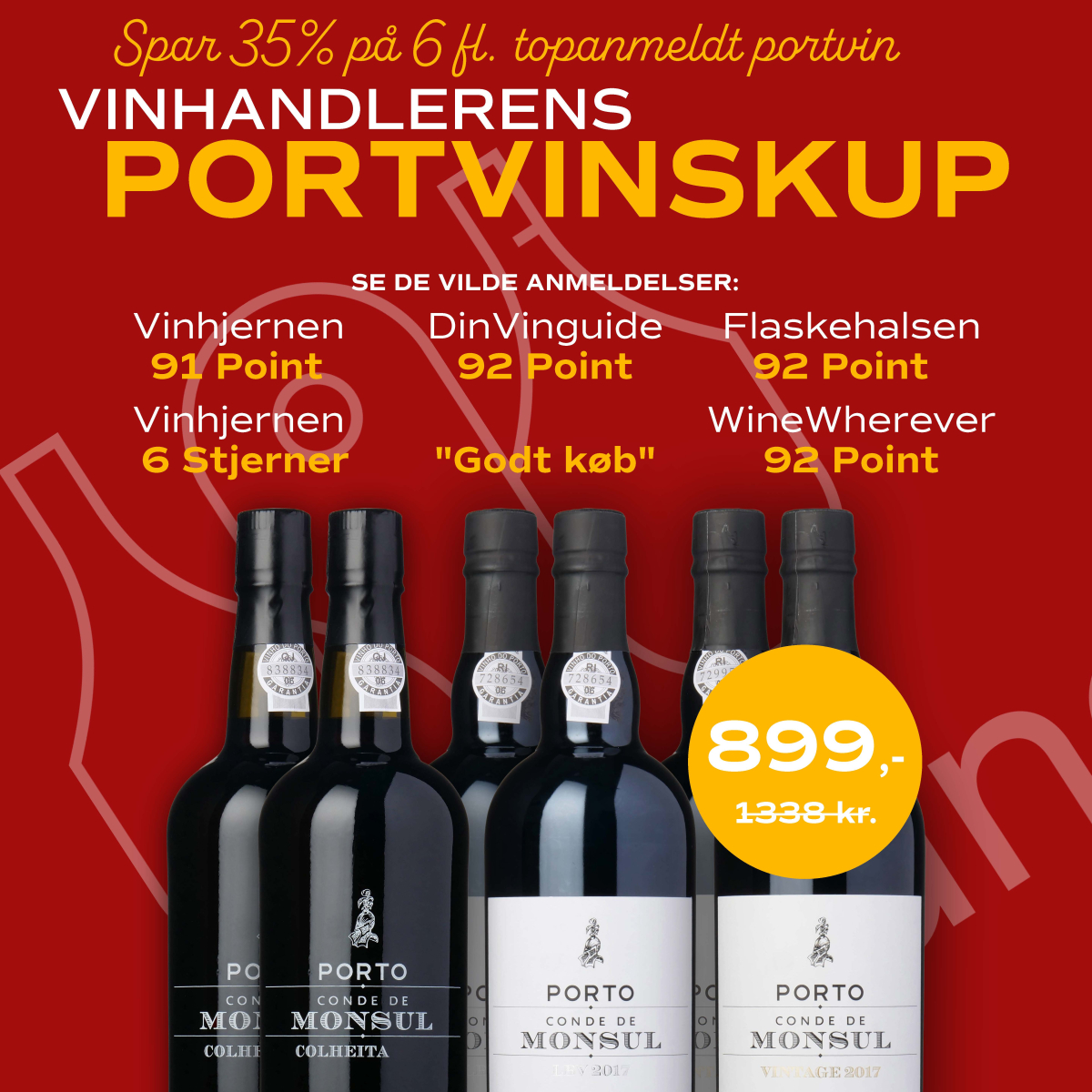 Vinhandlerens Portvinskup wine bottle