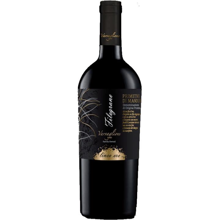 Varvaglione Filograno Oro Primitivo di Manduria 2019 wine bottle