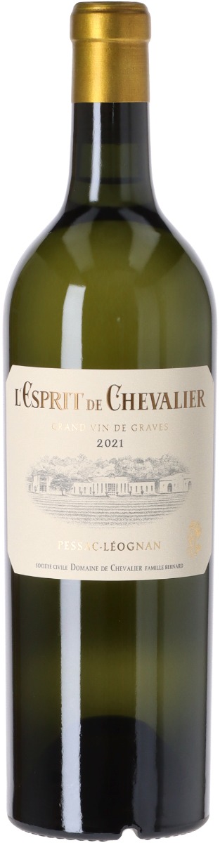 L'Esprit de Chevalier Blanc Pessac-Léognan 2021 wine bottle