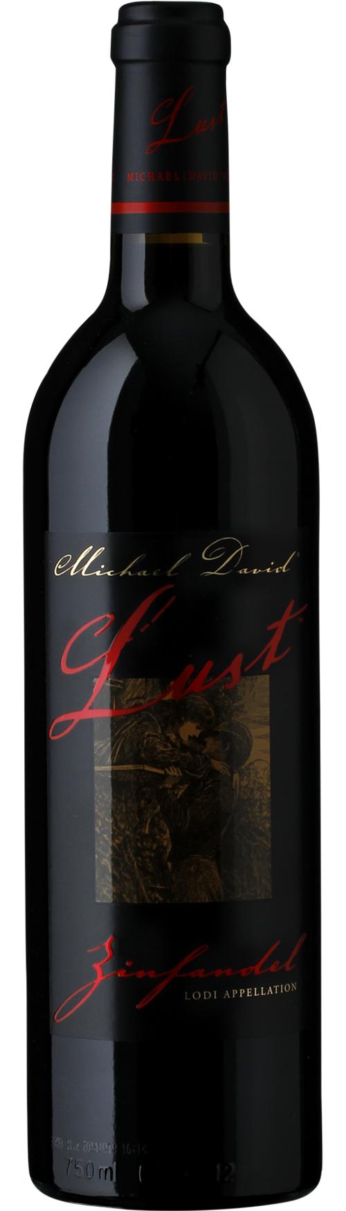 Michael David Winery Lust Zinfandel, Lodi wine bottle