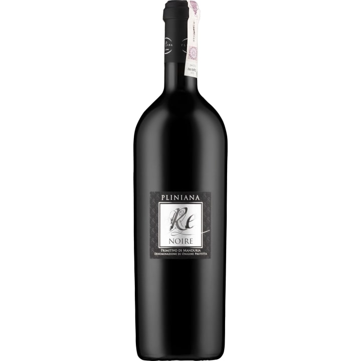 Pliniana Re Noire Primitivo di Manduria 2021 wine bottle