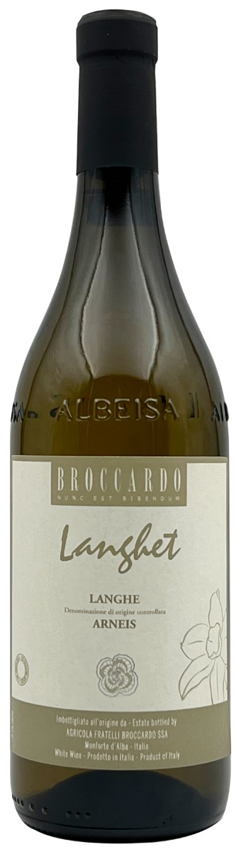 Broccardo "Langhet" Langhe Arneis 2023 wine bottle