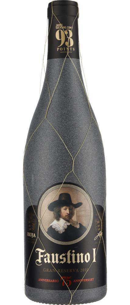 2012 Faustino 1 75 års Familia Martinez Zabala wine bottle