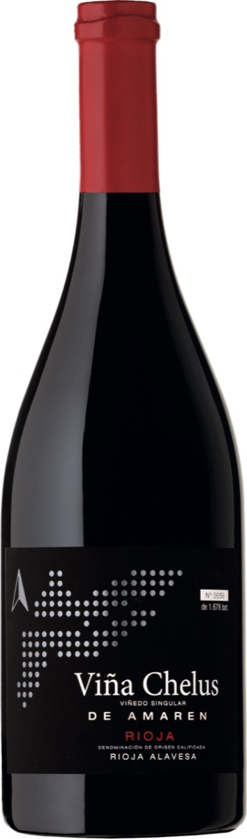 Amaren Vina Chelus 2020 i trækasse wine bottle