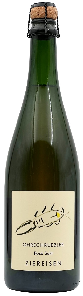 Weingut Ziereisen Ohrechrübler Sekt Rosé Brut wine bottle