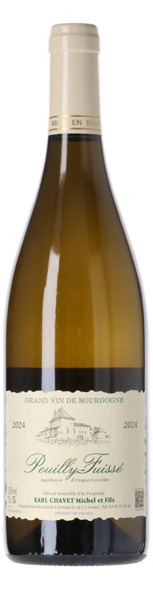 Domaine Chavet Pouilly-Fuissé 2024 wine bottle