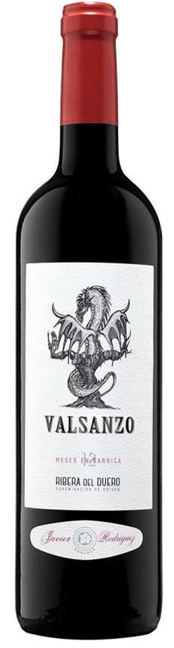 Valsanzo Crianza Ribera del Duero 2018 wine bottle