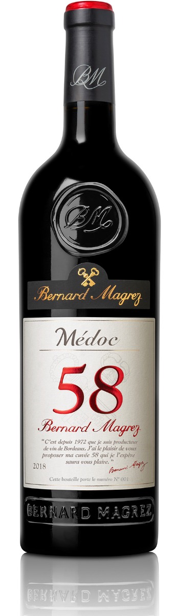 Bernard Magrez Médoc 58 2021 wine bottle