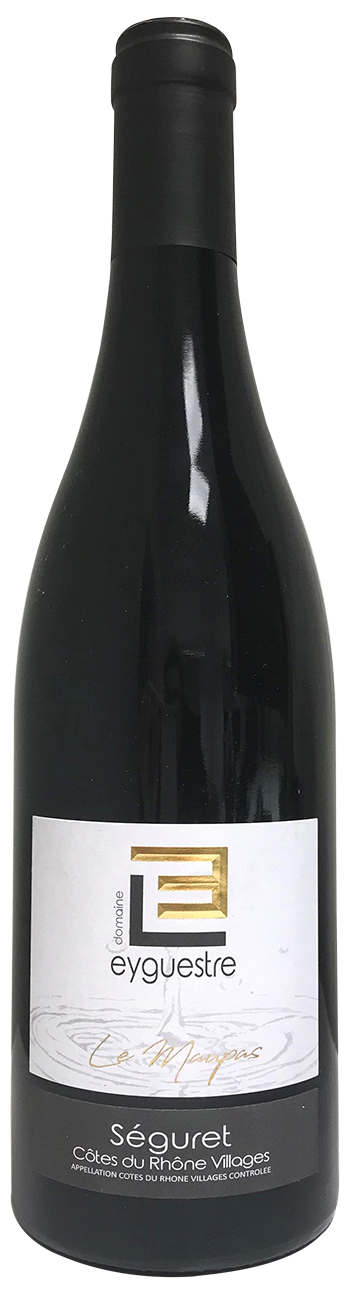 Domaine Eyguestre Cotes du Rhône Villages Seguret "Le Manpas" 2018 wine bottle