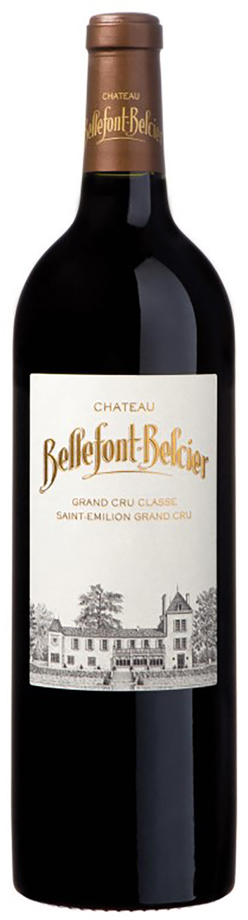 Chateau Bellefont-Belcier Saint-Emilion Grand Cru Classé 2016 i trækasse wine bottle