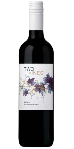 Columbia Crest, Two Vines Merlot 2019 wine bottle