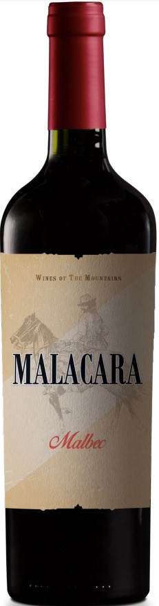 Malacara Malbec 2020 wine bottle