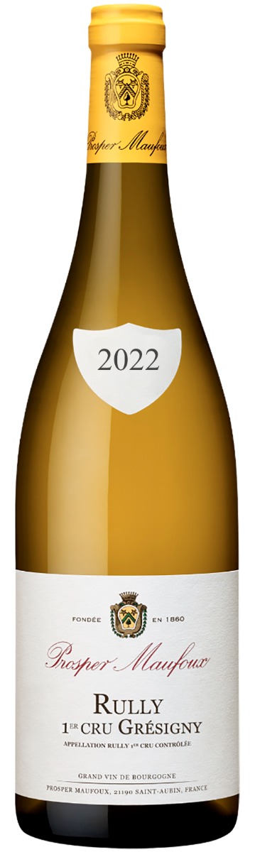 Prosper Maufoux Rully 1er Cru Grésigny 2022 wine bottle