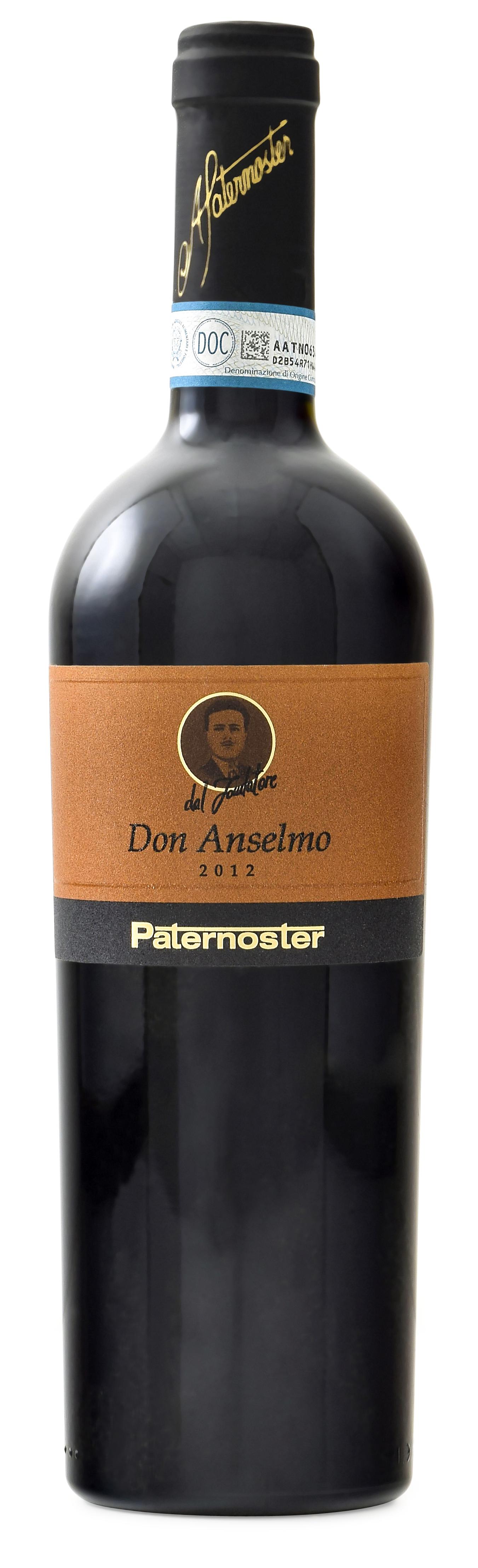 Don Anselmo 2016 wine bottle