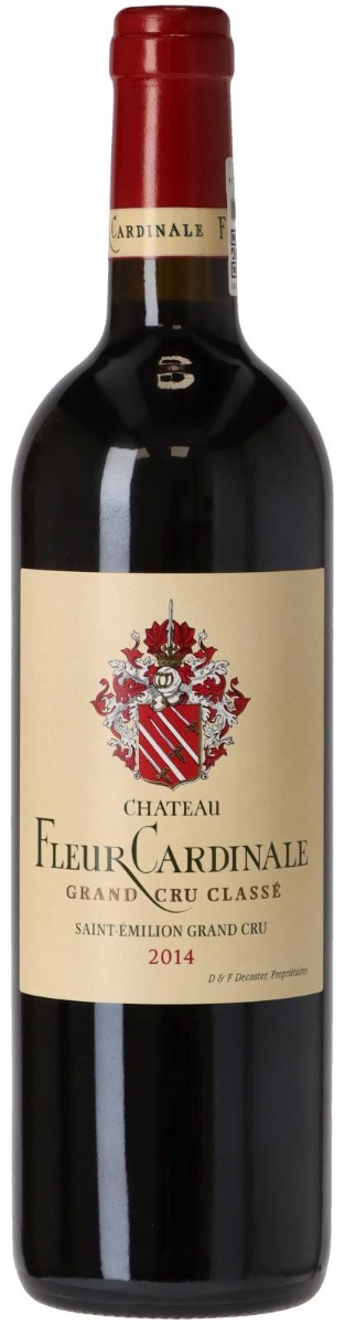 Château Fleur Cardinale Saint-Émilion Grand Cru Classé 2014 i trækasse wine bottle