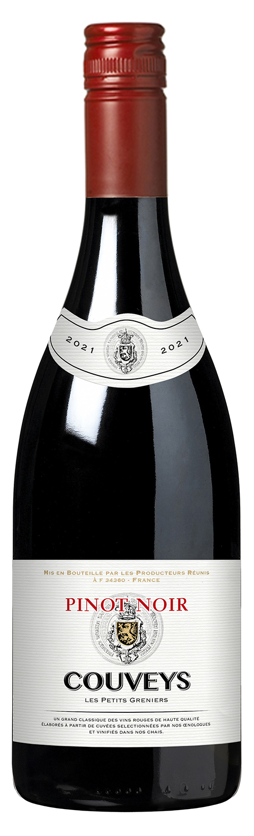 Couveys Pinot Noir 2021 wine bottle