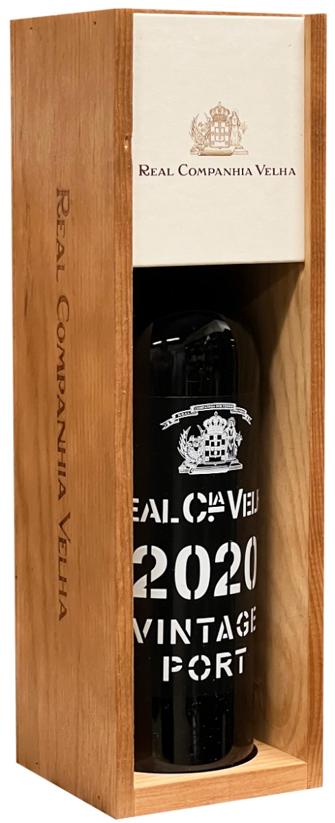 Real Companhia Velha Vintage Port 2020 wine bottle