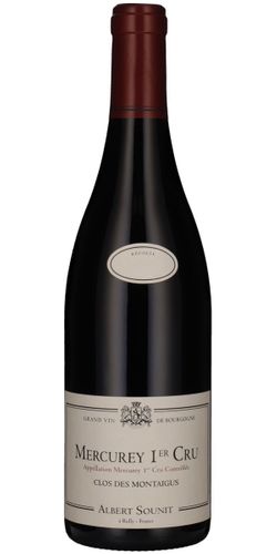 Albert Sounit, Mercurey Rouge 1er Cru Montaigus 2021 wine bottle