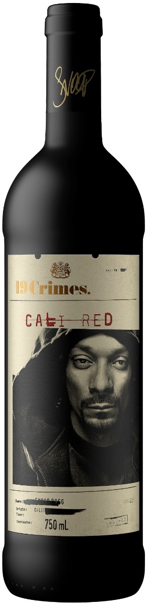 19 Crimes Snoop Cali Red 2020 wine bottle