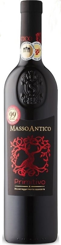 Masso Antico Primitivo 2022 wine bottle