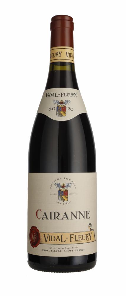 2020 Cairanne Rouge Vidal-Fleury wine bottle