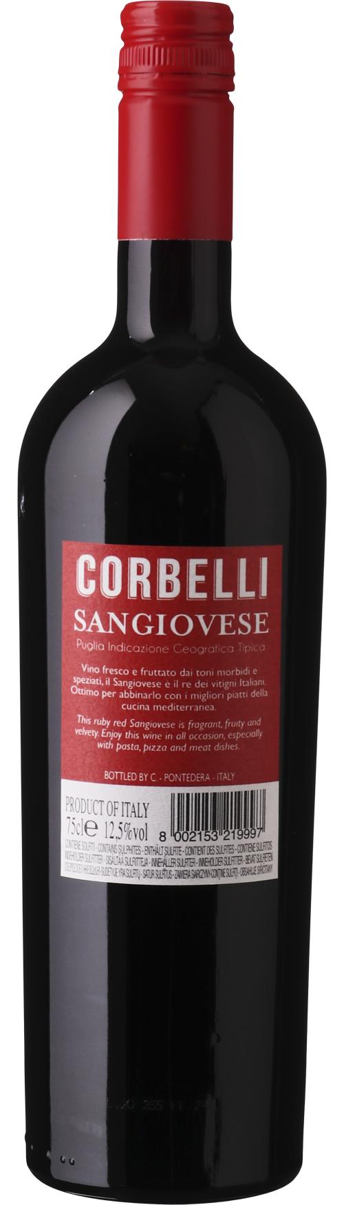 Castellani Corbelli Sangiovese wine bottle