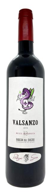 Valsanzo Crianza Ribera del Duero 2019 wine bottle