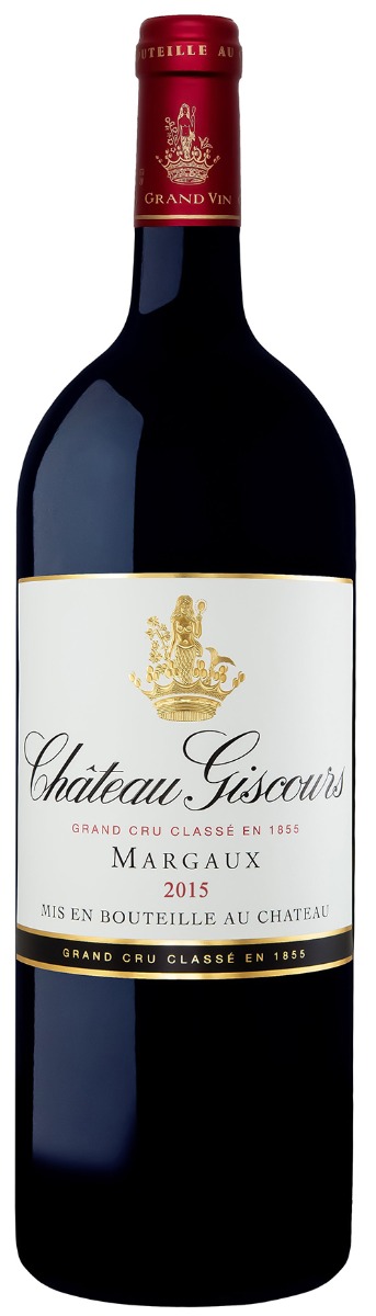Chateau Giscours Margaux 3. Cru Classé 2015 MAGNUM i trækasse wine bottle