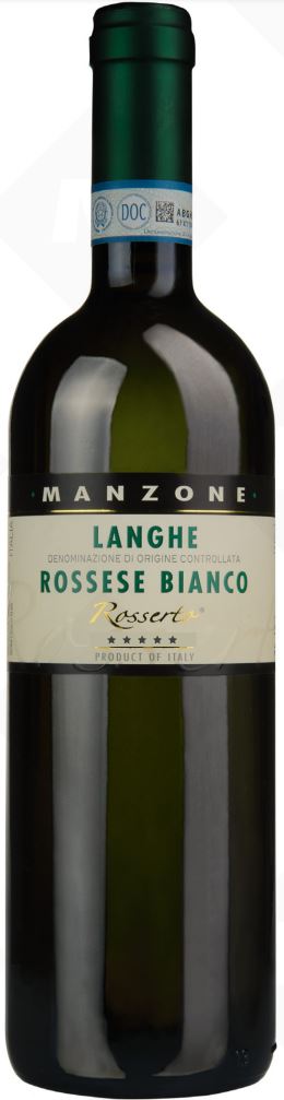 Manzone Langhe Bianco Rossese "Rosserto" 2018 wine bottle