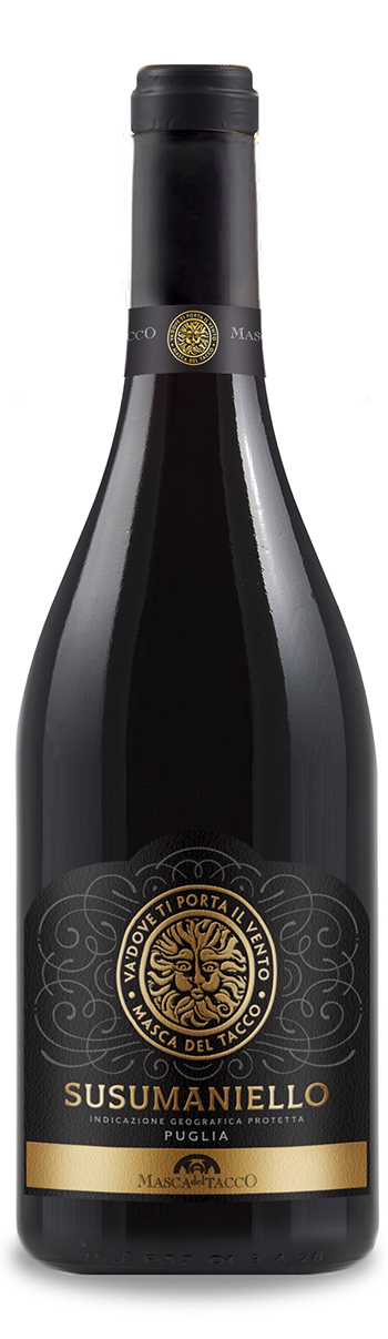 Susumaniello 2016 Masca del Tacco IGP wine bottle
