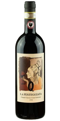 La Festeggiata, Chianti Classico Gran Selezione 2018 wine bottle