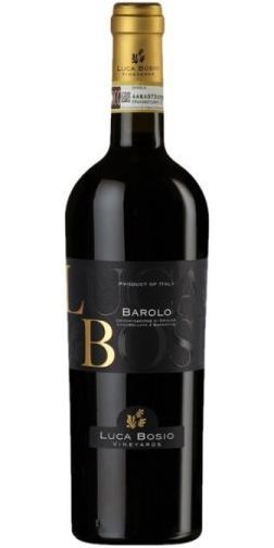 Luca Bosio, Barolo 2021 wine bottle