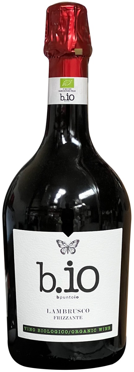 B.io Lambrusco ØKO wine bottle