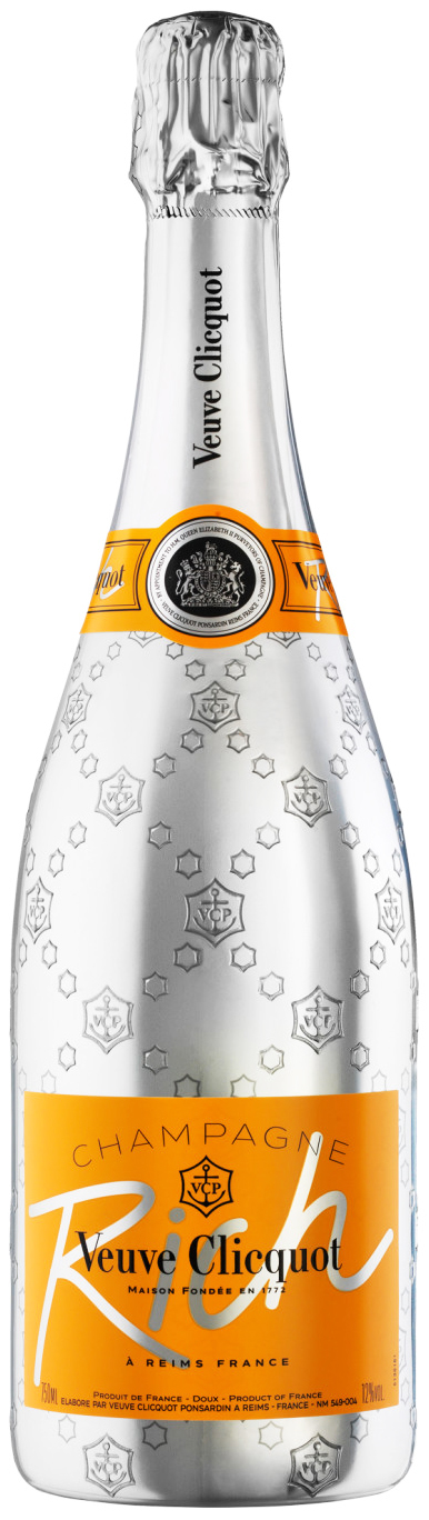 Veuve Clicqout Rich wine bottle