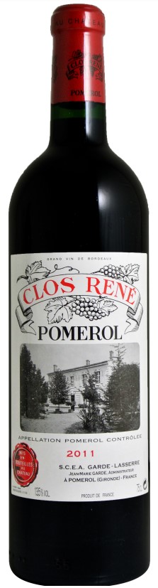 Chateau Clos Rene Pomerol 2022 i trækasse wine bottle